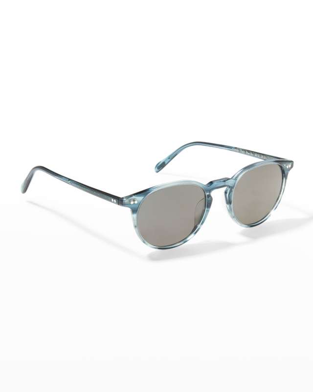 Riley Round Acetate Sunglasses